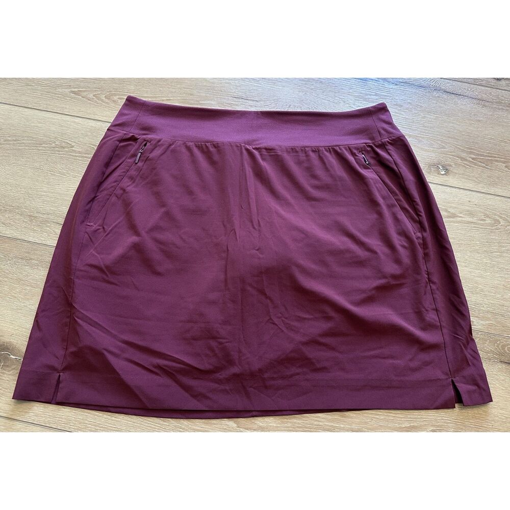Women's Athleta Maroon Athletic Skort Size 16 Tall EUC!